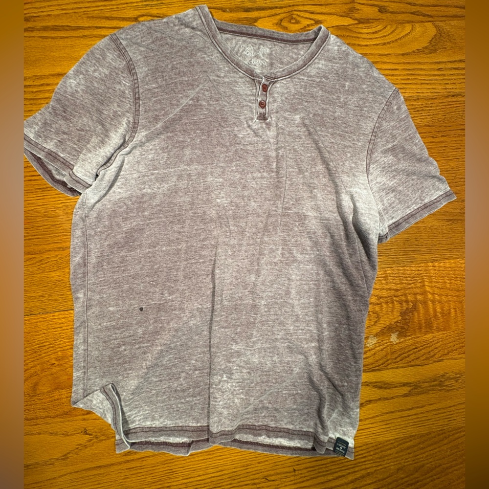 Lucky Brand Gray Short Sleeve Tee